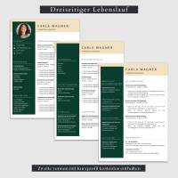 Professioneller lebenslauf, Moderne Deutsch CV - Word, Google Docs, Pages, Canva Bild 4