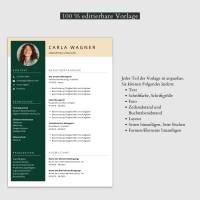 Professioneller lebenslauf, Moderne Deutsch CV - Word, Google Docs, Pages, Canva Bild 7