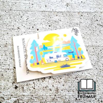 Magnetisches Lesezeichen - Camping Wohnmobil - Magnetic Bookmark