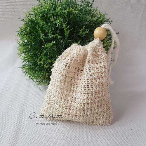 Sisal Seifenbeutel - Natürlich