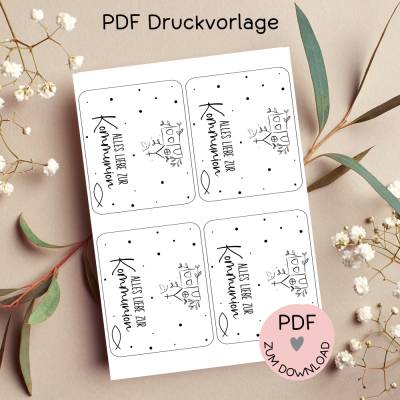 Digitale Datei, PDF-Druckvorlage Tütenklappe 