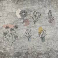 *Boho Blumen* Plotterdatei Set Bild 1