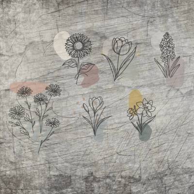 *Boho Blumen* Plotterdatei Set