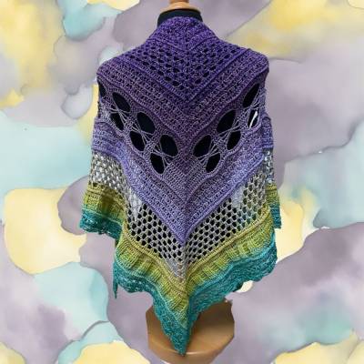 Häkelanleitung Dreieckstuch Amalthea – Sieben abwechslungsreiche Muster für Fortgeschrittene