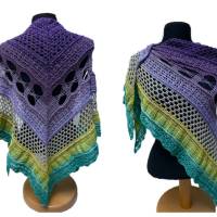 Häkelanleitung Dreieckstuch Amalthea – Sieben abwechslungsreiche Muster für Fortgeschrittene Bild 2