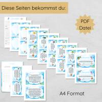 Unterwasser Indoor Schnitzeljagd mit 20 Hinweisen für Zuhause, Urkunde, Geschichte & mehr, Schatzsuche für Kinder ab 6 Bild 2