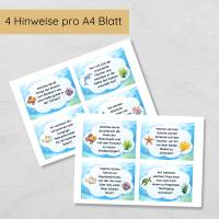 Unterwasser Indoor Schnitzeljagd mit 20 Hinweisen für Zuhause, Urkunde, Geschichte & mehr, Schatzsuche für Kinder ab 6 Bild 4