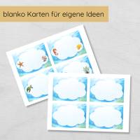 Unterwasser Indoor Schnitzeljagd mit 20 Hinweisen für Zuhause, Urkunde, Geschichte & mehr, Schatzsuche für Kinder ab 6 Bild 6