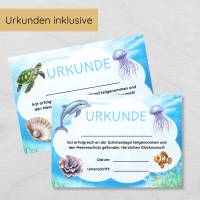 Unterwasser Indoor Schnitzeljagd mit 20 Hinweisen für Zuhause, Urkunde, Geschichte & mehr, Schatzsuche für Kinder ab 6 Bild 7