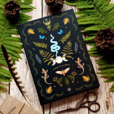 Notizbuch Waldmagie | DinA5 mit Lesezeichen | umweltfreundlich auf Recyclingpapier | Tagebuch Journal Scrapbooking