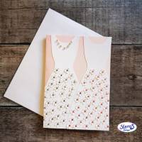 Hochzeitskarte Plotterdatei SVG – Anzug & Kleid oder zwei Bräute/Bräutigame – romantische Klappkarte zur Hochzeit Bild 4