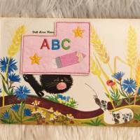 Stickdatei Lesehilfe In the Hoop Schulkind Einschulung Set 2523 – Lesezeichen & Schlüsselanhänger für Erstleser Bild 4