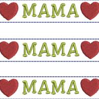 Stickdatei Anhänger Mama Papa Oma Opa Bild 7