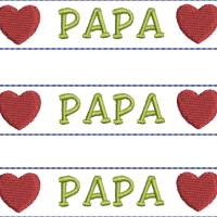 Stickdatei Anhänger Mama Papa Oma Opa Bild 9