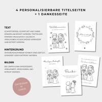 Hochzeit Malbuch für Kinder, Beschäftigung Malbuch Gastgeschenk, PDF digitaler Download, editierbare Titelseite Bild 3