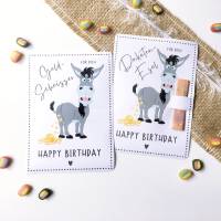 Druckvorlage Geldgeschenk Karte - Glückwunsch Geburtstag - ausdrucken - Happy Birthday - Goldesel - Geldscheisser Bild 5