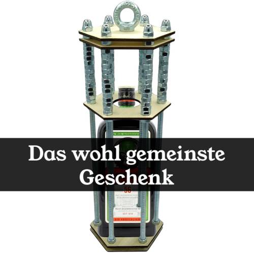 Flaschenkäfig – Originelles Männergeschenk & Geschenkverpackung für Flaschen