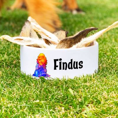 Keramik Futternapf COCKER SPANIEL, Hundenapf mit Name