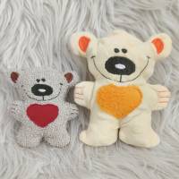 Stickdatei Teddy Kuscheltier In the Hoop Set 335 – Bärchen komplett im Stickrahmen Bild 4