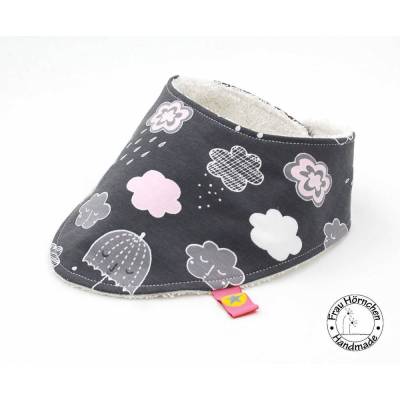 Halstuch ab 6 Monate * Spucktuch * Dreieckstuch * Wolken