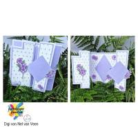 Plotterdatei Mehrfach Faltkarte – Vielseitige 15 x 15 cm SVG & DXF-Datei zum Basteln Bild 4