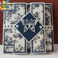 Plotterdatei Mehrfach Faltkarte – Vielseitige 15 x 15 cm SVG & DXF-Datei zum Basteln Bild 6