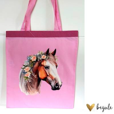 Taschenbeutel mit Pferdekopf