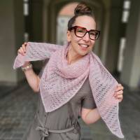 Strick-Anleitung Tuch EMILA (DE) Bild 1