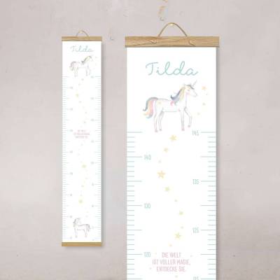 Personalisierte Messlatte Kinderzimmer 