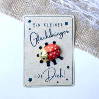 Druckvorlage kleiner Glücksbringer viel Glück selber ausdrucken Mitbringsel Kleinigkeit Gratuliere Geschenkidee Neujahr Bild 1