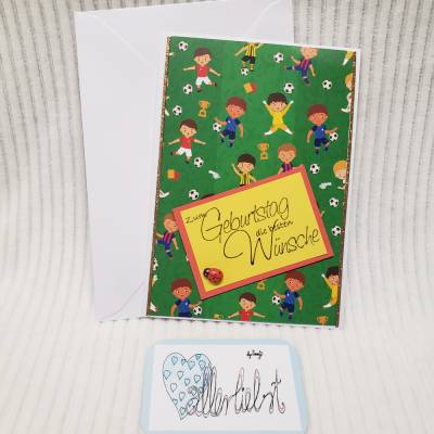 Grußkarte zum Kindergeburtstag in 3-D Gestaltung