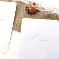 Druckvorlage Glückskäfer - Glücksbringer - ausdrucken - Grußkarte - Glückwunsch - Marienkäfer Bild 7