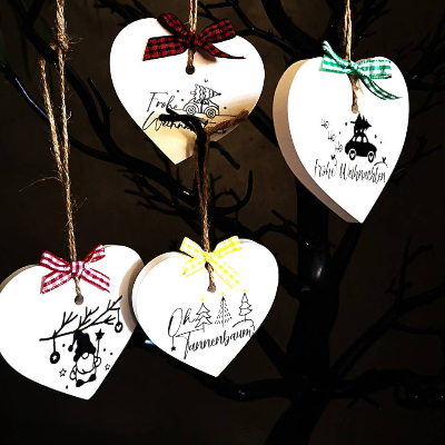 Deko-Herzen, Weihnachten, Auswahl