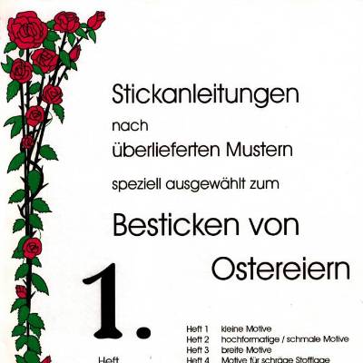 Stickvorlagen Ostereier – Kreuzstich Motive & Anleitungen für traditionelle Osterstickerei, Stickmotive Vorlagen