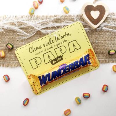 Druckvorlage Vatertag - Karte - Du bist wunderbar - Vatertagskarte - Geschenkkarte - zum ausdrucken - Glückwunschkarte -