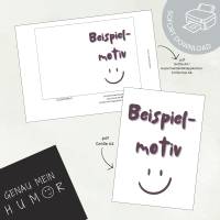 Früher war mehr Lametta. Lustige Karte zum Ausdrucken | digitale Datei ausdrucken | Druckvorlage Gruß- oder Glückwunsch Bild 2