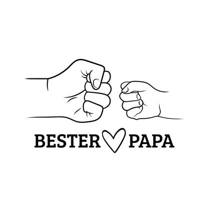 Bester Papa PNG SVG Datei - Download Plotterdatei - svg png Datei - Geschenkidee Gift idea - Vatertag Liebe Familie