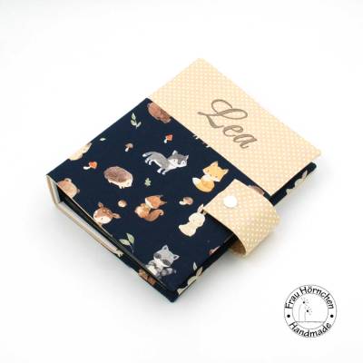 Einsteckalbum für 36 oder 100 Fotos * Fotoalbum * Fotobuch * Waldtiere *  Fuchs * Igel * Reh * Bär * Wolf