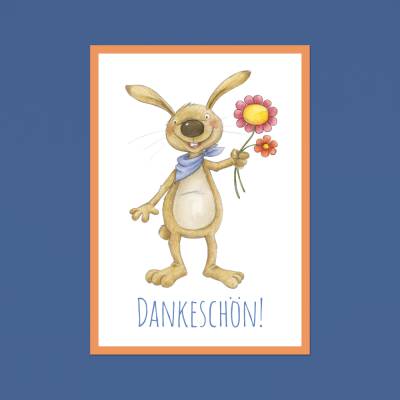 Postkarte: Dankeschön, Danke, Gruß, Hilfe, Danksagung, Geburtstag, Hochzeit, Jubiläum, Grußkarte, Dankeskarte, A6