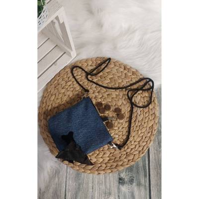 Hundeleckerlibeutel (Farbbeispiel blau) aus Polstercanvas in 36 Farben