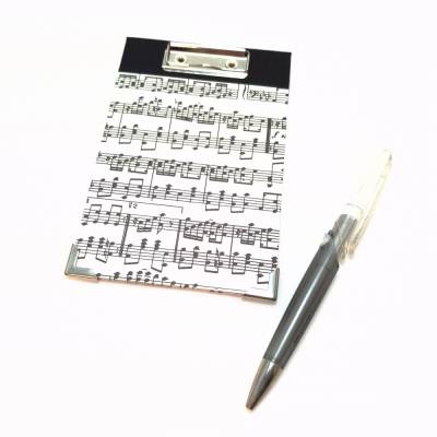 Klemmbrett Mini Noten - Zettelhalter Zettelklemme