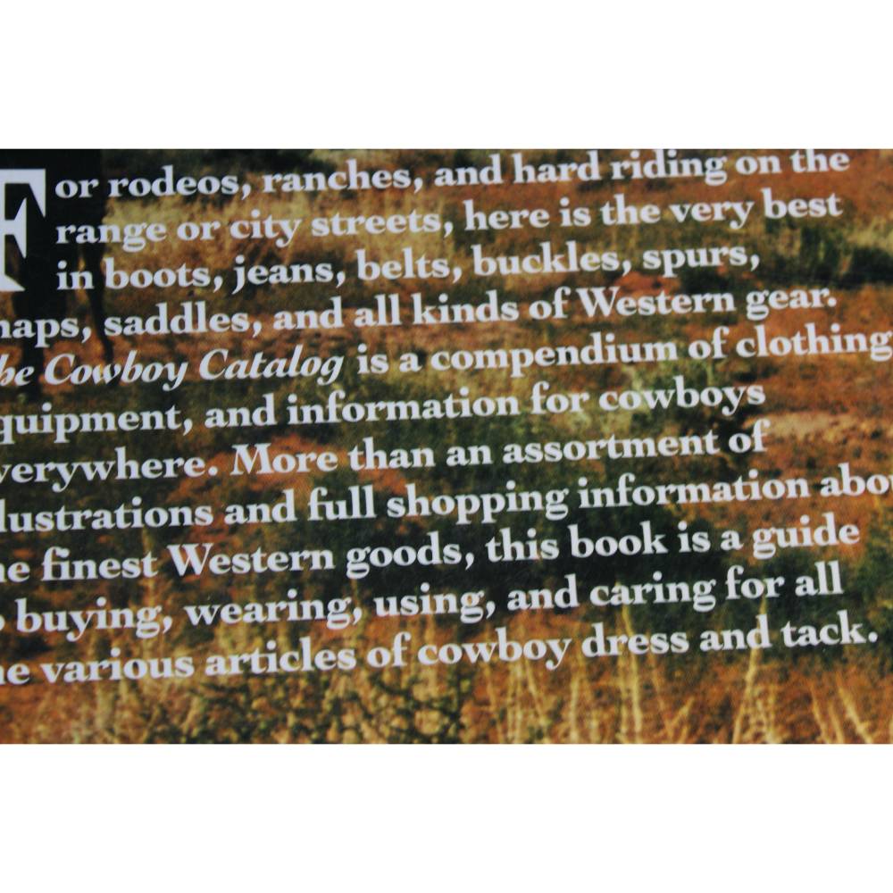 The Cowboy Catalog Sandra Kauffman Vorwort Billy Martin Englische