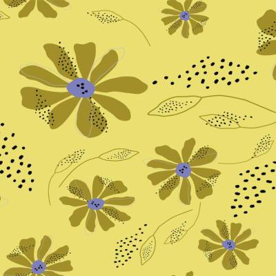 Baumwolljersey   Jersey Stoff  Stretchjersey  Hey Sommer   Gelb