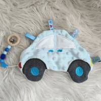 Stickdatei Auto Schnullertuch In the Hoop – Set Fahrzeug Knistertuch, Kuscheltuch, ITH – Design by Jasmina Bild 3