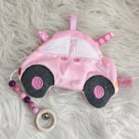 Stickdatei Auto Schnullertuch In the Hoop – Set Fahrzeug Knistertuch, Kuscheltuch, ITH – Design by Jasmina Bild 4