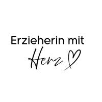 Erzieherin mit Herz PNG SVG Datei - Download Plotterdatei - svg png Datei - Geschenkidee Gift idea - Kindergarten Schul Bild 1