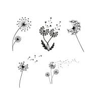 Pusteblume Dandelion Bundle PNG SVG Datei - Download Plotterdatei - svg png Datei - Geschenkidee Gift idea - Blume Bild 1