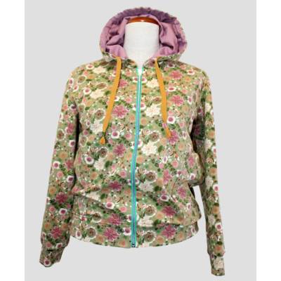 Damen Langarm Sweatshirt Digital Druck Bunt