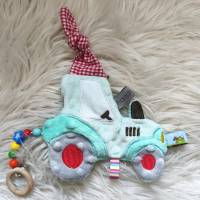 Stickdatei Traktor Knistertuch – In the Hoop Schnullertuch Set | Design-by-Jasmina Bild 2