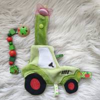 Stickdatei Traktor Knistertuch – In the Hoop Schnullertuch Set | Design-by-Jasmina Bild 3